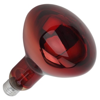 Лампа ИКЗК 215-225-250 красная (15 в упак) (239648)