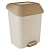Ведро (контейнер) д/мусора Step/Квадра 15л с крышк,педалью (28*33*41см), кофейный SV4061КФSpin&Clean